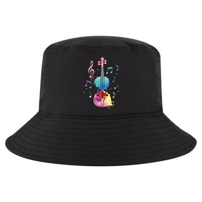Funny Violin Lover Art For Men Women Violin Player Violinist Cool Comfort Performance Bucket Hat