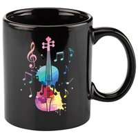 Funny Violin Lover Art For Men Women Violin Player Violinist 11oz C Handle Ceramic Mug