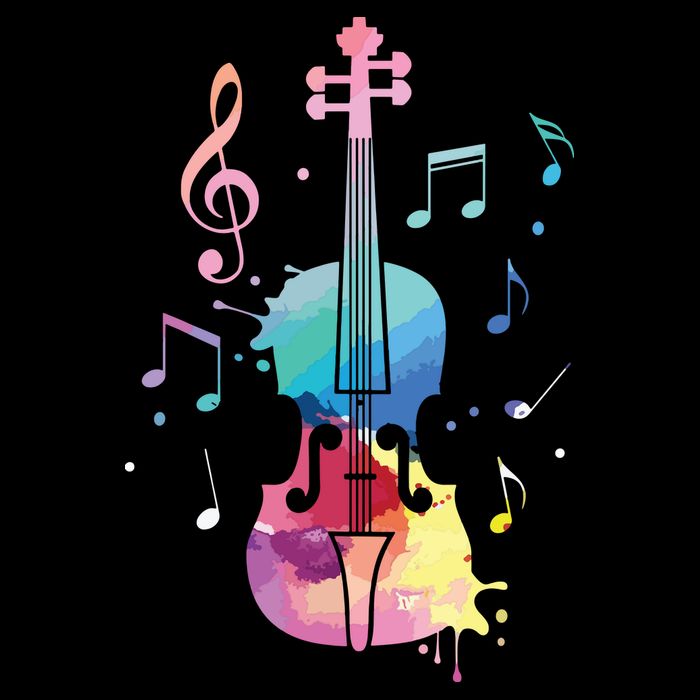 Funny Violin Lover Art For Men Women Violin Player Violinist 16 in Basic Backpack