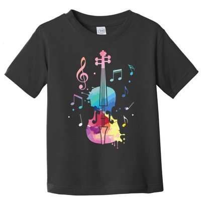 Funny Violin Lover Art For Men Women Violin Player Violinist Toddler T-Shirt