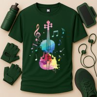Funny Violin Lover Art For Men Women Violin Player Violinist Cooling Performance Crew T-Shirt