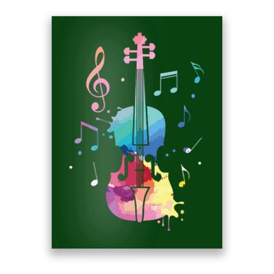 Funny Violin Lover Art For Men Women Violin Player Violinist Poster