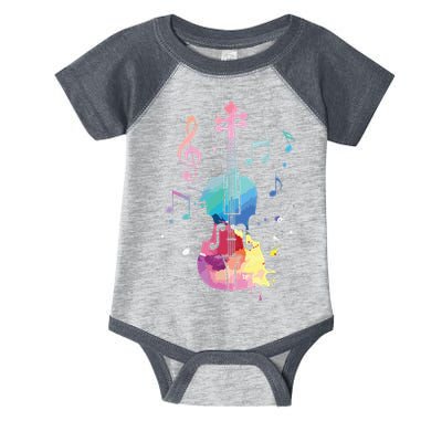 Funny Violin Lover Art For Men Women Violin Player Violinist Infant Baby Jersey Bodysuit