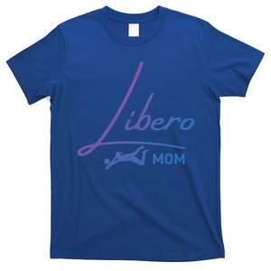 Fun Volleyball Libero Mom Graphic Gift T-Shirt