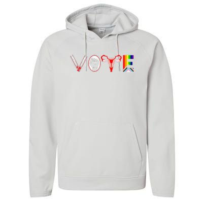 Funny Vote Like Ruth Sent You Gavel Feminists Lgbt Pride Performance Fleece Hoodie