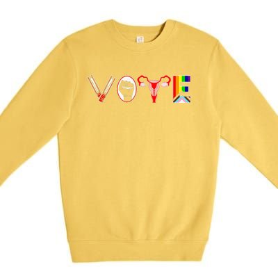 Funny Vote Like Ruth Sent You Gavel Feminists Lgbt Pride Premium Crewneck Sweatshirt