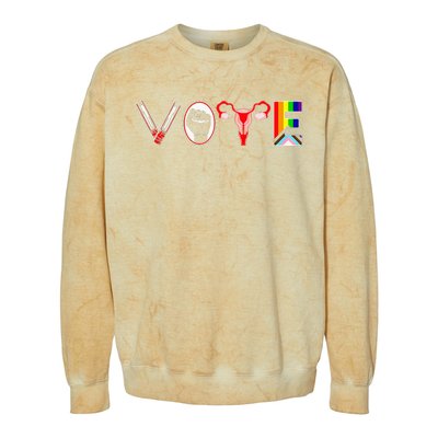 Funny Vote Like Ruth Sent You Gavel Feminists Lgbt Pride Colorblast Crewneck Sweatshirt