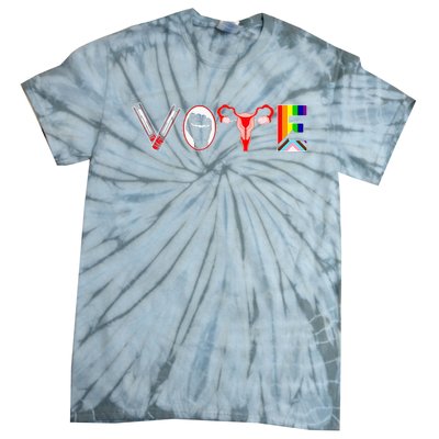 Funny Vote Like Ruth Sent You Gavel Feminists Lgbt Pride Tie-Dye T-Shirt