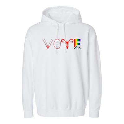 Funny Vote Like Ruth Sent You Gavel Feminists Lgbt Pride Garment-Dyed Fleece Hoodie