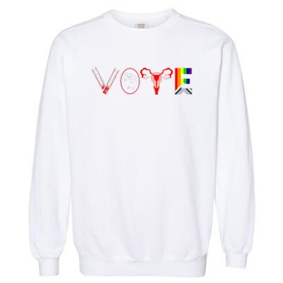 Funny Vote Like Ruth Sent You Gavel Feminists Lgbt Pride Garment-Dyed Sweatshirt