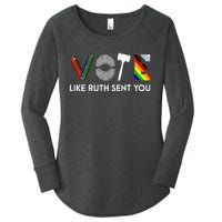 Funny Vote Like Ruth Sent You Gavel Feminists Lgbt Pride Women's Perfect Tri Tunic Long Sleeve Shirt