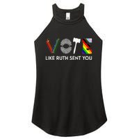 Funny Vote Like Ruth Sent You Gavel Feminists Lgbt Pride Women's Perfect Tri Rocker Tank