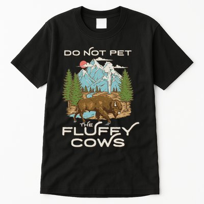 Funny Vintage Look Yellowstone National Park Bison Lover Tall T-Shirt