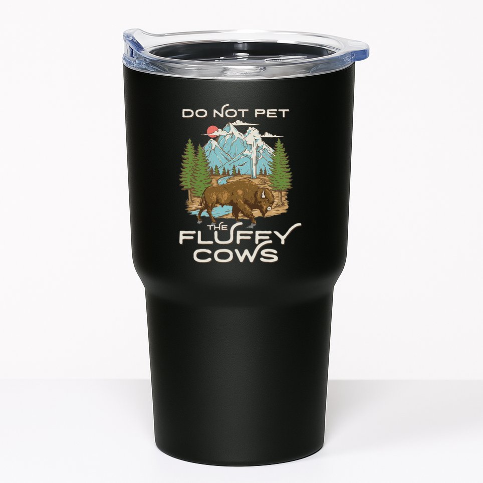 Funny Vintage Look Yellowstone National Park Bison Lover Tumbler