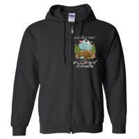 Funny Vintage Look Yellowstone National Park Bison Lover Full Zip Hoodie