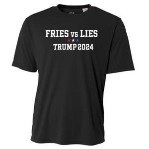 Fries Vs Lies Trump 2024 French Fries Trump Vance 2024 Cooling Performance Crew T-Shirt