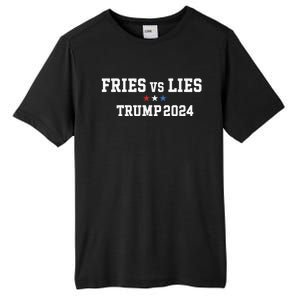 Fries Vs Lies Trump 2024 French Fries Trump Vance 2024 Tall Fusion ChromaSoft Performance T-Shirt