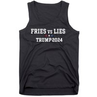 Fries Vs Lies Trump 2024 French Fries Trump Vance 2024 Tank Top