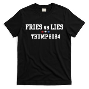 Fries Vs Lies Trump 2024 French Fries Trump Vance 2024 T-Shirt