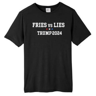 Fries Vs Lies Trump 2024 French Fries Trump Vance 2024 Tall Fusion ChromaSoft Performance T-Shirt