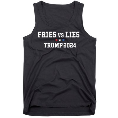 Fries Vs Lies Trump 2024 French Fries Trump Vance 2024 Tank Top