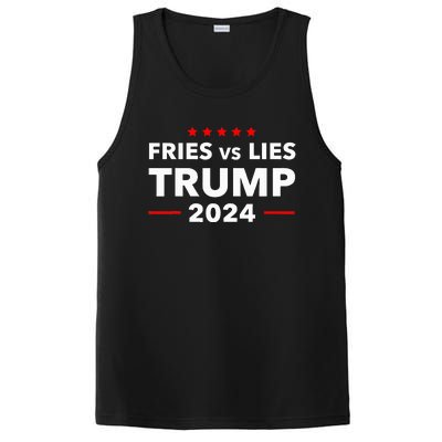 Fries Vs Lies Trump 2024 French Fries Trump Vance 2024 PosiCharge Competitor Tank