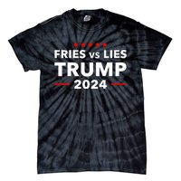 Fries Vs Lies Trump 2024 French Fries Trump Vance 2024 Tie-Dye T-Shirt