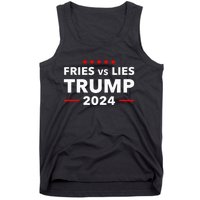 Fries Vs Lies Trump 2024 French Fries Trump Vance 2024 Tank Top