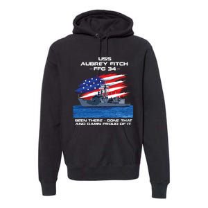 Flag Veteran Long Sleeve Premium Hoodie