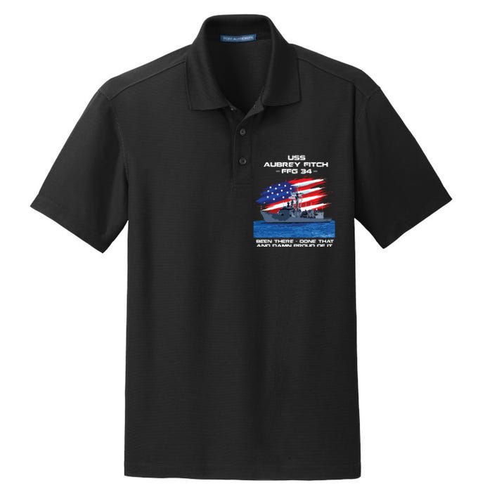 Flag Veteran Long Sleeve Dry Zone Grid Polo