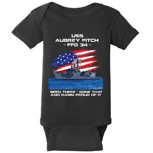 Flag Veteran Long Sleeve Baby Bodysuit