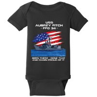 Flag Veteran Long Sleeve Baby Bodysuit