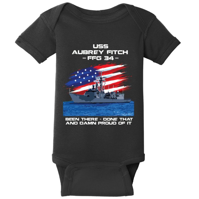 Flag Veteran Long Sleeve Baby Bodysuit