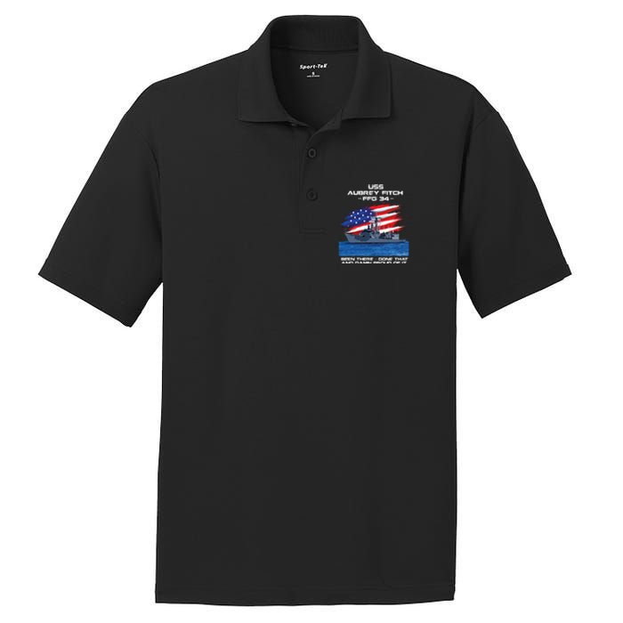 Flag Veteran Long Sleeve PosiCharge RacerMesh Polo