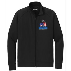 Flag Veteran Long Sleeve Stretch Full-Zip Cadet Jacket