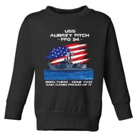 Flag Veteran Long Sleeve Toddler Sweatshirt