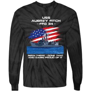 Flag Veteran Long Sleeve Tie-Dye Long Sleeve Shirt