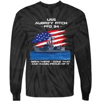 Flag Veteran Long Sleeve Tie-Dye Long Sleeve Shirt