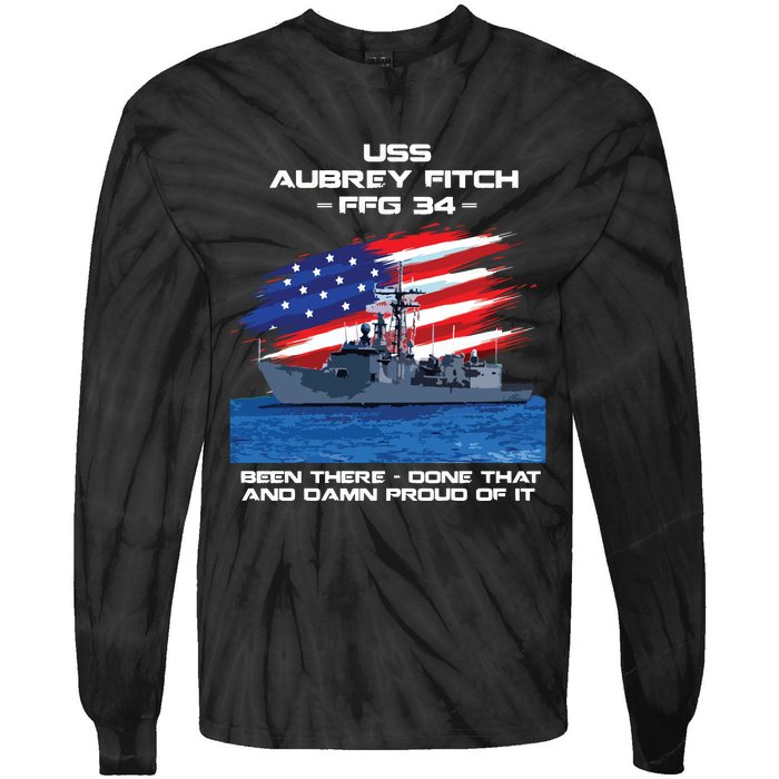 Flag Veteran Long Sleeve Tie-Dye Long Sleeve Shirt