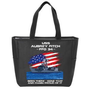 Flag Veteran Long Sleeve Zip Tote Bag