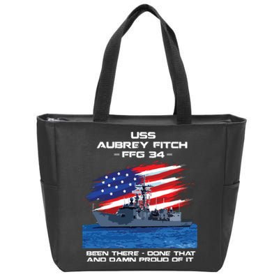 Flag Veteran Long Sleeve Zip Tote Bag