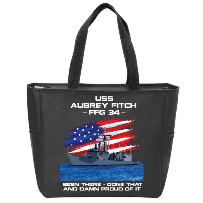 Flag Veteran Long Sleeve Zip Tote Bag