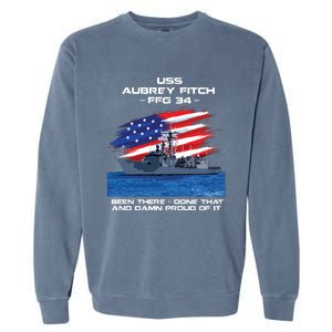 Flag Veteran Long Sleeve Garment-Dyed Sweatshirt