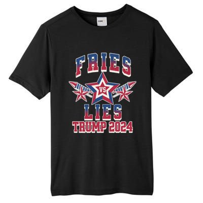 Fries Vs Lies Trump 2024 French Fries Trump Vance 2024 Tall Fusion ChromaSoft Performance T-Shirt