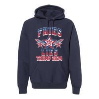 Fries Vs Lies Trump 2024 French Fries Trump Vance 2024 Premium Hoodie