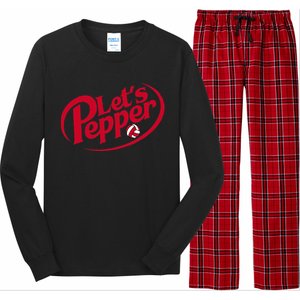 Funny Volleyball Lets Pepper Practice Term Great Long Sleeve Pajama Set