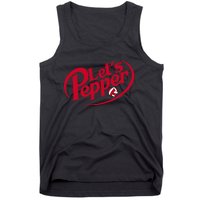 Funny Volleyball Lets Pepper Practice Term Great Tank Top