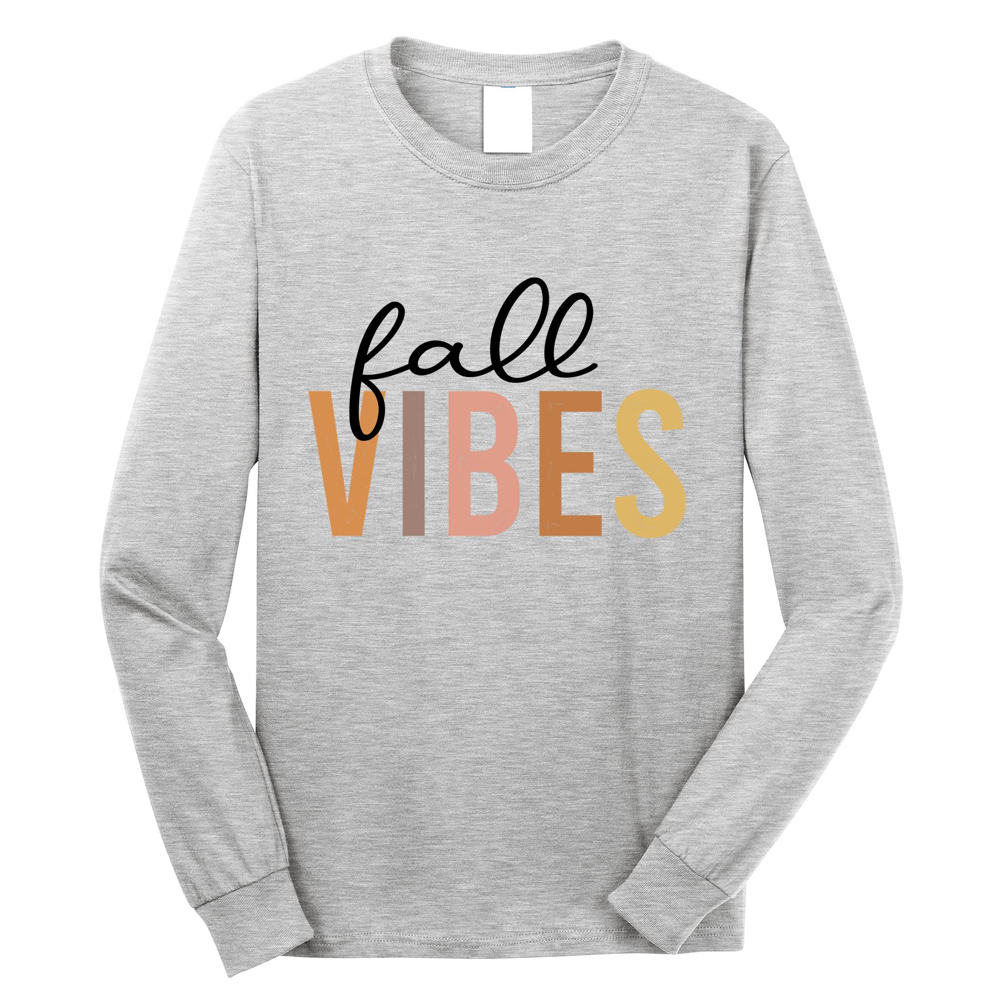 Fall Vibes Love Autumn Season Long Sleeve Shirt