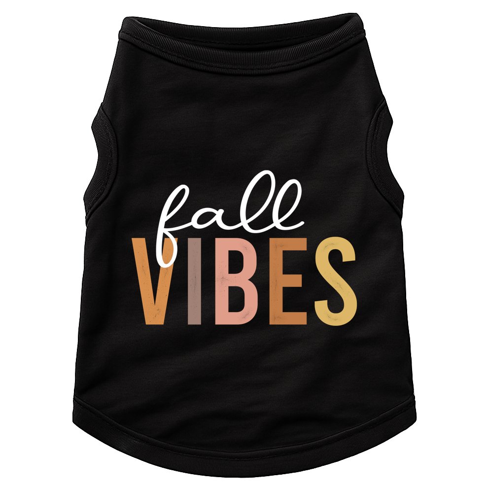 Fall Vibes Love Autumn Season Doggie Tank