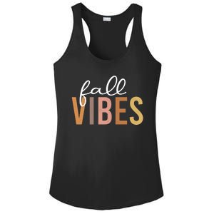 Fall Vibes Love Autumn Season Ladies PosiCharge Competitor Racerback Tank